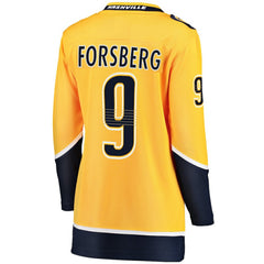 Filip Forsberg Nashville Predators Fanatics Women's Breakaway Player Jersey - NHL Jerseys