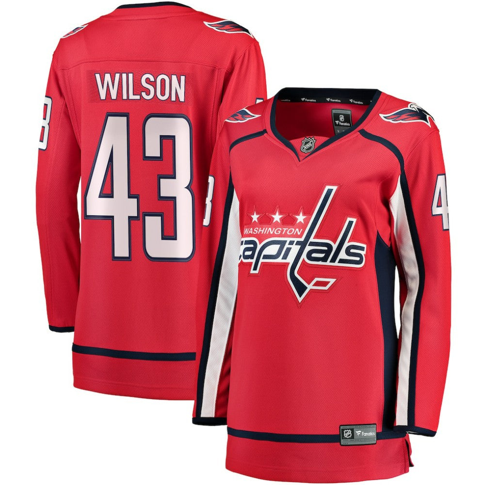Tom Wilson Washington Capitals Fanatics Women's Breakaway Player Jersey - NHL Jerseys