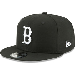 Boston Red Sox New Era Black & White 9FIFTY Snapback Hat - MLB Hats