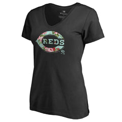 Cincinnati Reds Women's Lovely V-Neck T-Shirt - MLB T-shirts