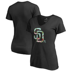 San Diego Padres Women's Lovely V-Neck T-Shirt - MLB T-shirts