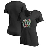 Washington Nationals Women's Lovely V-Neck T-Shirt - MLB T-shirts