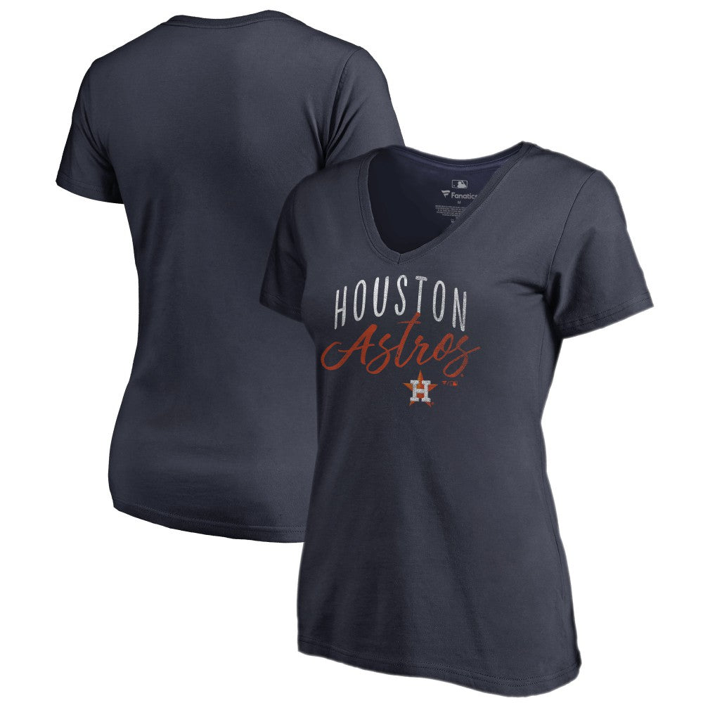 Houston Astros Women's Graceful V-Neck T-Shirt - MLB T-shirts