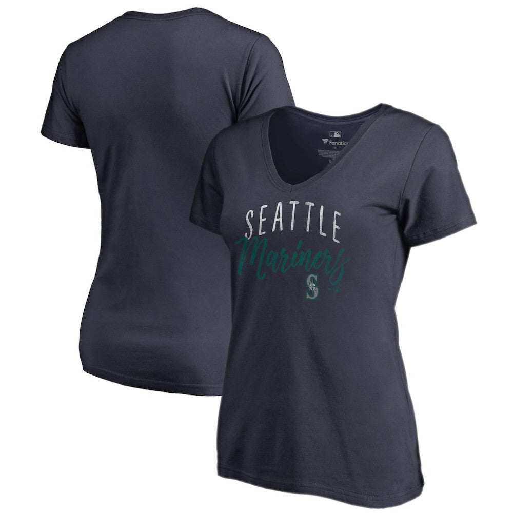 Seattle Mariners Women's Graceful V-Neck T-Shirt - MLB T-shirts