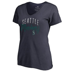Seattle Mariners Women's Graceful V-Neck T-Shirt - MLB T-shirts