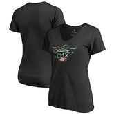 Black Phoenix Suns Lovely V-Neck T-Shirt | NBA