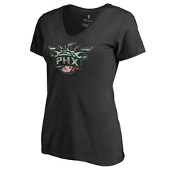 Black Phoenix Suns Lovely V-Neck T-Shirt | NBA