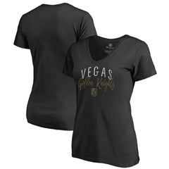Vegas Golden Knights Women's Graceful V-Neck T-Shirt - NHL T-shirts