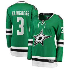John Klingberg Dallas Stars Fanatics Women's Breakaway Player Jersey - NHL Jerseys