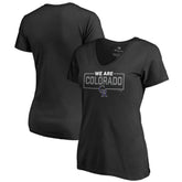 Colorado Rockies Women's We Are Icon V-Neck T-Shirt - MLB T-shirts