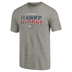 Gray Atlanta Hawks Freedom Tri-Blend T-Shirt | NBA