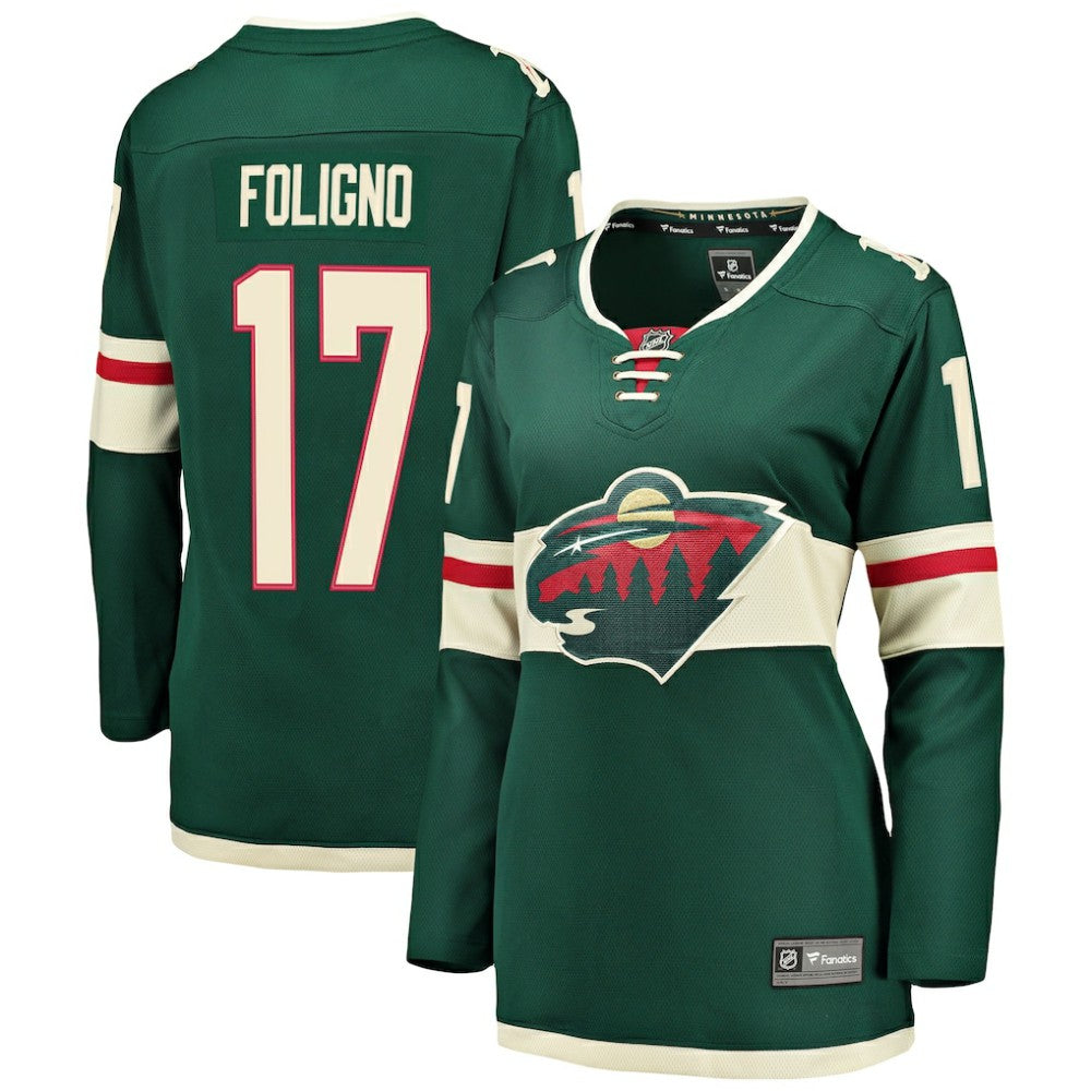 Marcus Foligno Minnesota Wild Fanatics Women's Breakaway Player Jersey - NHL Jerseys