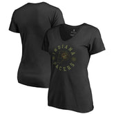 Black Indiana Pacers Women's Liberty V-Neck T-Shirt | NBA