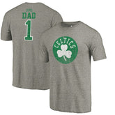 Gray Boston Celtics Greatest Dad Tri-Blend T-Shirt | NBA