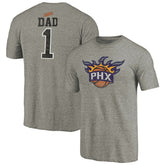 Gray Phoenix Suns Greatest Dad Tri-Blend T-Shirt | NBA