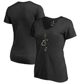 Black Cleveland Cavaliers Women's Cloak Camo V-Neck T-Shirt sale | NBA