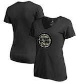 Black Detroit Pistons Women's Cloak Camo V-Neck T-Shirt sale | NBA