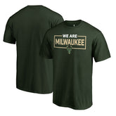 Green Milwaukee Bucks We Are Iconic Collection T-Shirt | NBA
