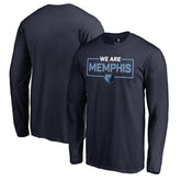 Navy Memphis Grizzlies We Are Iconic Collection Long Sleeve T-Shirt | NBA