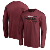 Red Miami Heat We Are Iconic Collection Long Sleeve T-Shirt | NBA
