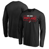 Black Portland Trail Blazers We Are Iconic Collection Long Sleeve T-Shirt | NBA