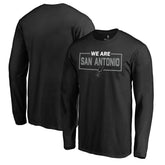 Black San Antonio Spurs We Are Iconic Collection Long Sleeve T-Shirt | NBA