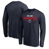 Navy Washington Wizards We Are Iconic Collection Long Sleeve T-Shirt | NBA