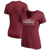Arizona Cardinals Women's We Are Icon V-Neck T-Shirt | NFL Outlet