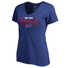 Buffalo Bills Women's We Are Icon V-Neck T-Shirt | NFL Outlet