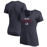 Colorado Avalanche Women's Iconic Collection V-Neck T-Shirt - NHL T-shirts