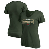 Minnesota Wild Women's Iconic Collection V-Neck T-Shirt - NHL T-shirts