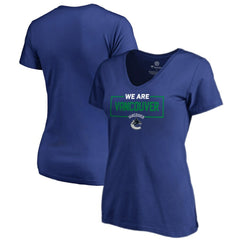 Vancouver Canucks Women's Iconic Collection V-Neck T-Shirt - NHL T-shirts