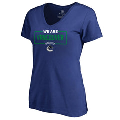 Vancouver Canucks Women's Iconic Collection V-Neck T-Shirt - NHL T-shirts