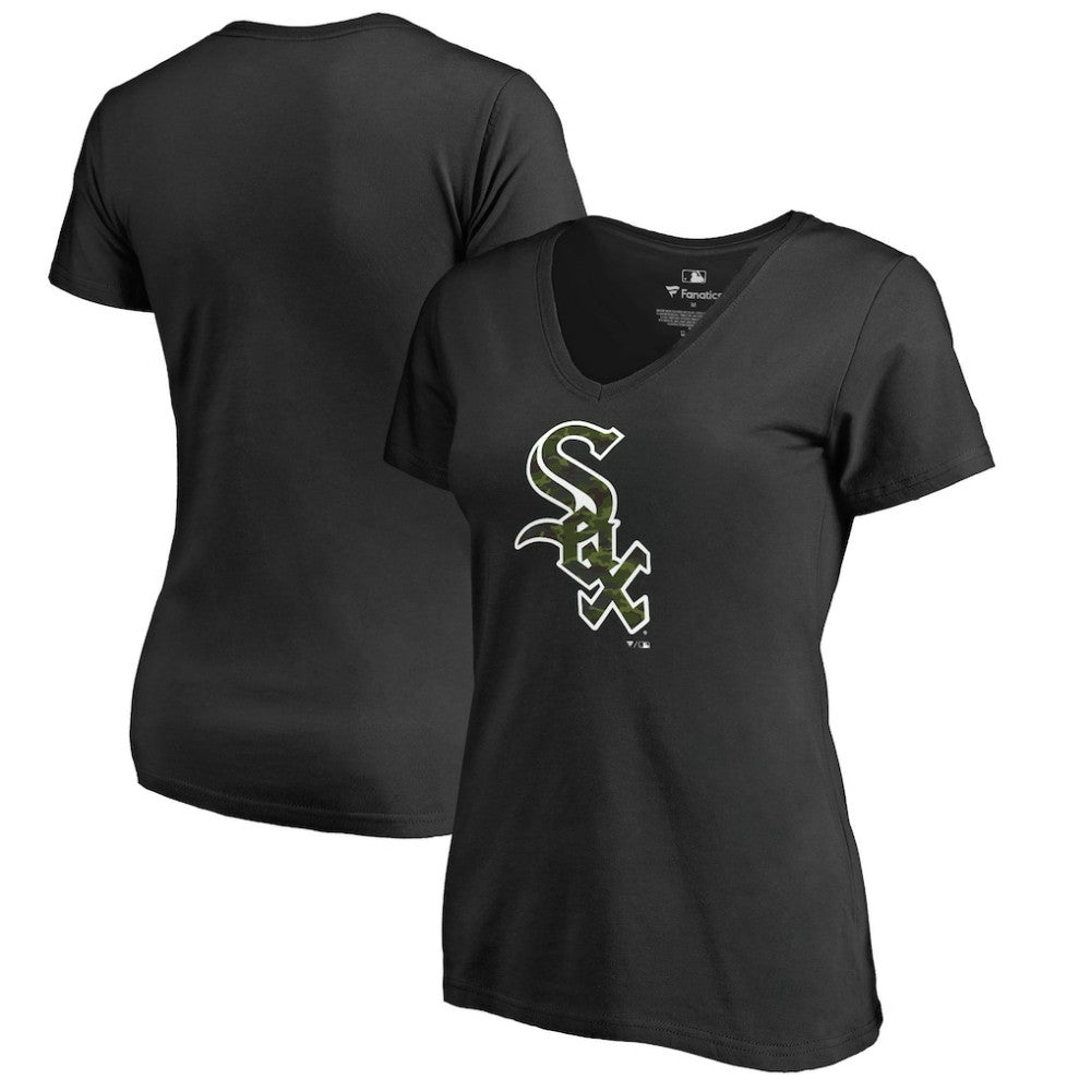Chicago White Sox Women's Armed Forces Wordmark T-Shirt - MLB T-shirts