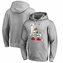 Los Angeles Dodgers Hometown Collection Cali Flag Pullover Hoodie - MLB Hoodies