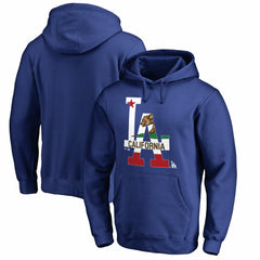 Los Angeles Dodgers Hometown Collection Cali Flag Pullover Hoodie - MLB Hoodies