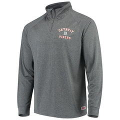 Detroit Tigers Stitches Team Raglan Quarter-Zip Pullover Jacket - MLB Jackets