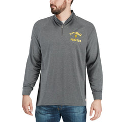 Pittsburgh Pirates Stitches Team Raglan Quarter-Zip Pullover Jacket - MLB Jackets