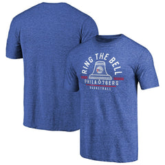 Royal Philadelphia 76ers Hometown Collection Ring the Bell Tri-Blend T-Shirt | NBA