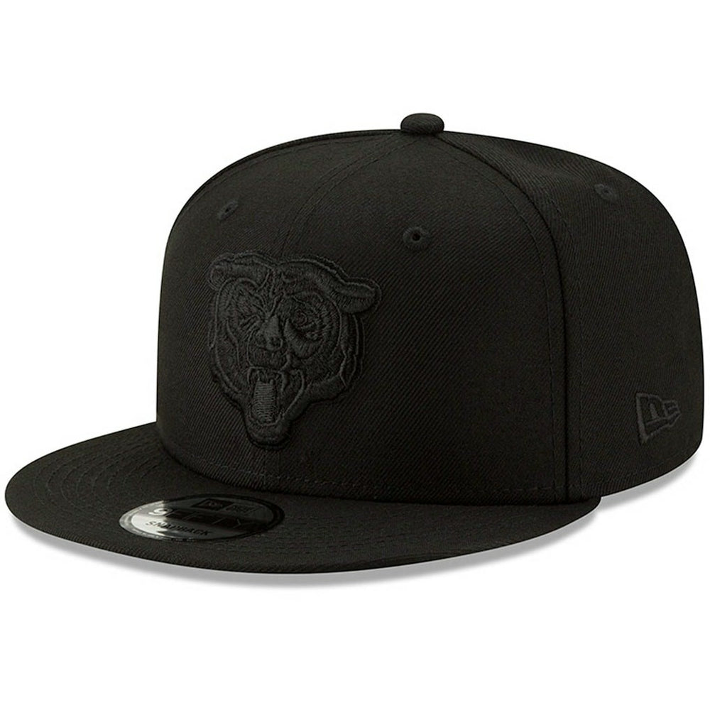 Chicago Bears Black On Black 9FIFTY Adjustable Hat | NFL US