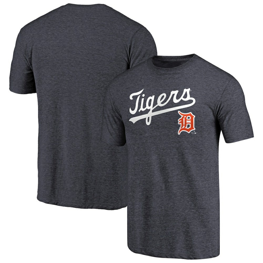 Detroit Tigers Vintage Cooperstown Collection Wahconah Tri-Blend T-Shirt - MLB T-shirts