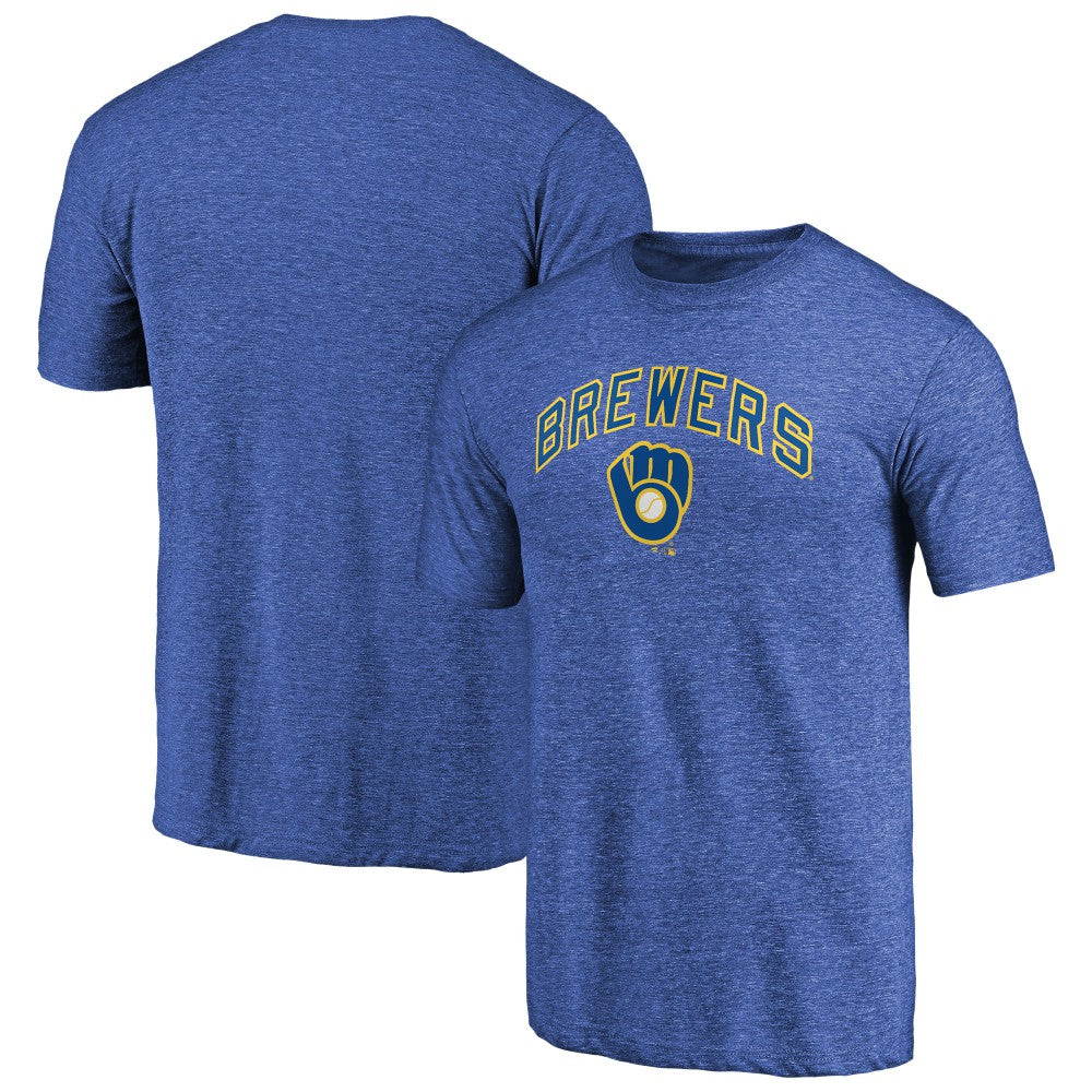 Milwaukee Brewers Vintage Cooperstown Collection Wahconah Tri-Blend T-Shirt - MLB T-shirts