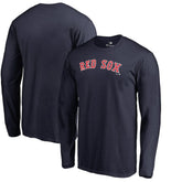 Boston Red Sox Team Wordmark Long Sleeve T-Shirt - MLB T-shirts