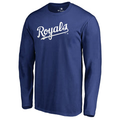 Kansas City Royals Team Wordmark Long Sleeve T-Shirt - MLB T-shirts