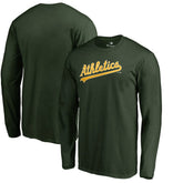 Athletics Team Wordmark Long Sleeve T-Shirt - MLB T-shirts
