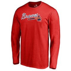 Atlanta Braves Team Wordmark Long Sleeve T-Shirt - MLB T-shirts