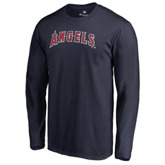 Los Angeles Angels Team Wordmark Long Sleeve T-Shirt - MLB T-shirts