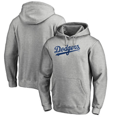 Los Angeles Dodgers Official Wordmark Fitted Pullover Hoodie - MLB Hoodies