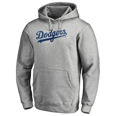 Los Angeles Dodgers Official Wordmark Fitted Pullover Hoodie - MLB Hoodies