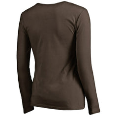 San Diego Padres Women's Cooperstown Collection Forbes Long Sleeve V-Neck T-Shirt - MLB T-shirts
